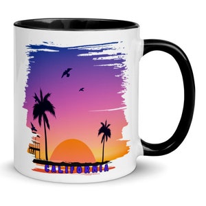 California Coffee Mug, Unique California Memorabilia, California Gift, FREE SHIPPING, Cool California Souvenir, Nice California Keepsake
