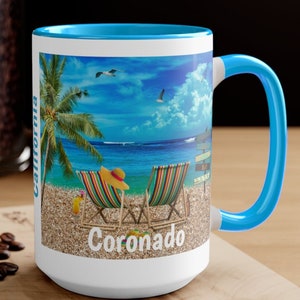 Coronado Koffiemokken, Unieke Coronado Memorabilia, GRATIS VERZENDING, Coronado Cadeau Idee, Cool Coronado Souvenir, Coronado Keepsake, Coronado CA
