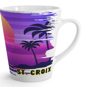 St Croix Latte Mok, Unieke St. Croix Souvenir, St. Croix Memorabilia, GRATIS VERZENDING, St. Croix Gift, St. Croix Keepsake, Nice St Croix Memento