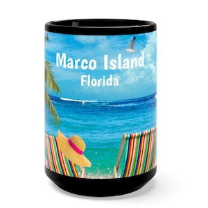 Marco Island Coffee Mug, Unique Marco Island Souvenir, Marco Island Memorabilia, FREE SHIPPING Marco Island Gift, Nice Marco Island Keepsake