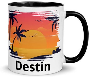 Destin Coffee Mug, Unique Destin Memorabilia, Destin Souvenir, FREE SHIPPING, Destin Gift Idea, Destin Keepsake, Great Destin Memory, Destin