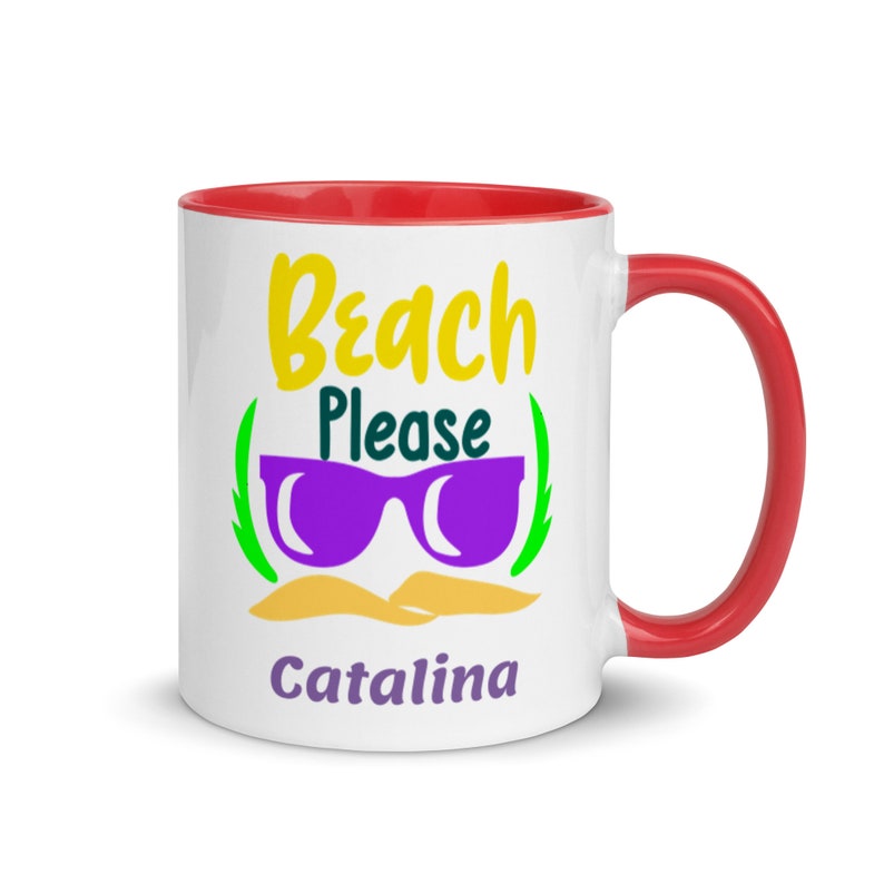 Catalina Coffee Mug, Unique Catalina Beach Please Souvenir, 6 Colors FREE SHIPPING, Good Catalina Beach Gift, Catalina Keepsake, Catalina image 6