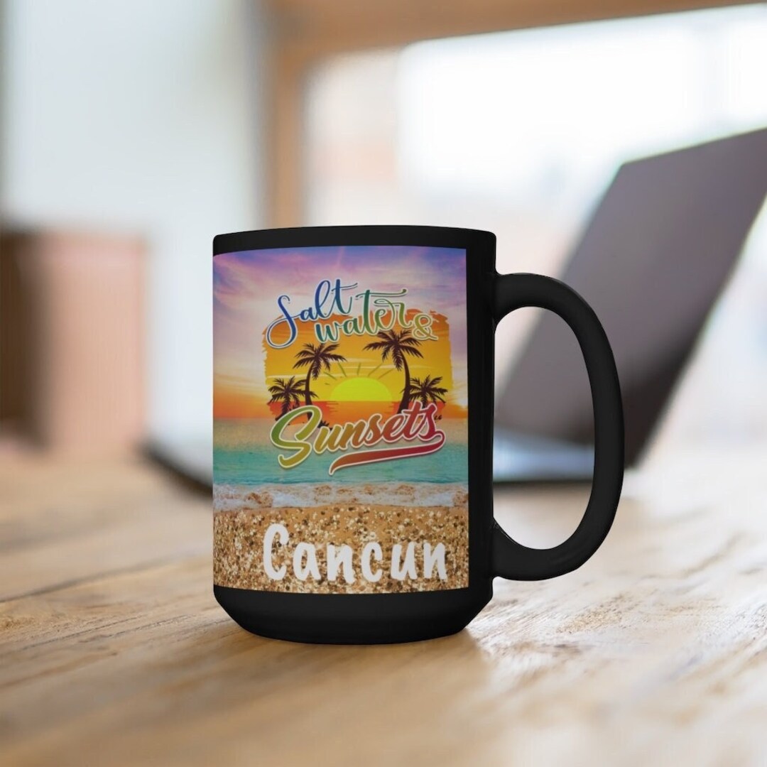 Cancun Coffee Mug, Unique Cancun Memorabilia, FREE SHIPPING, Cancun Keepsake, Good Cancun Gift