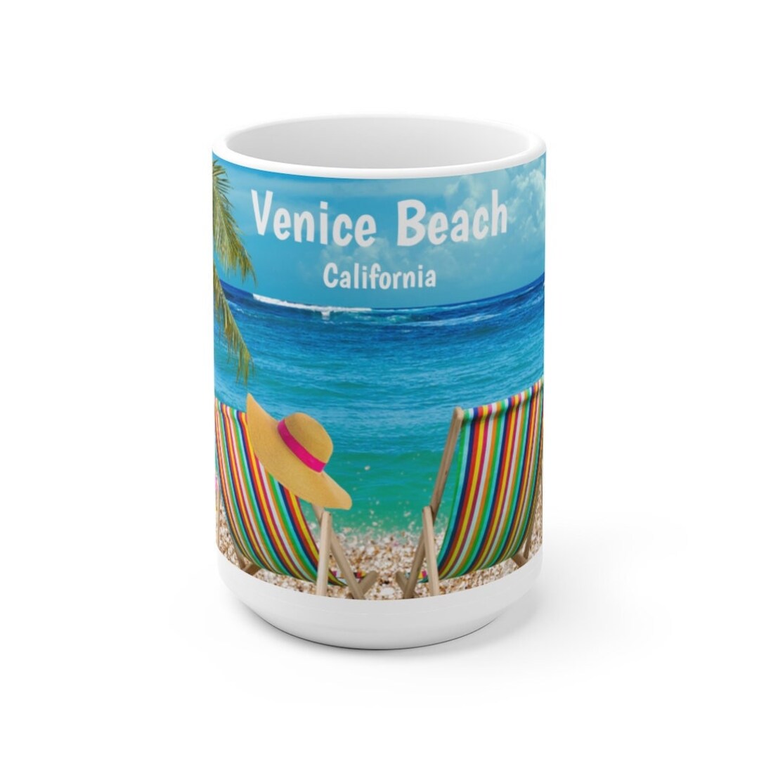 Venice Beach Coffee Mug, Unique Venice Beach Memorabilia, 2 SIZES
