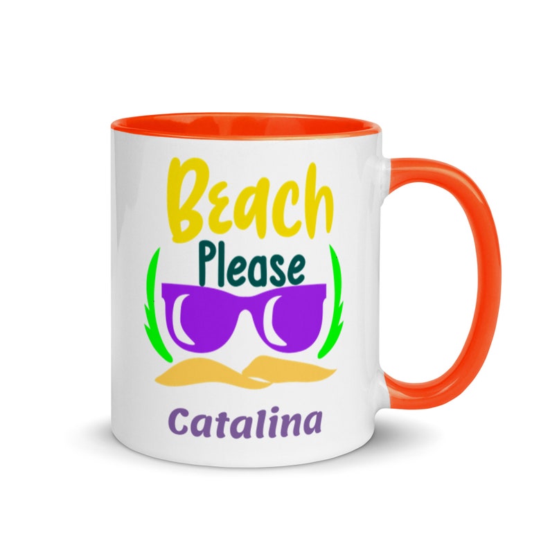 Catalina Coffee Mug, Unique Catalina Beach Please Souvenir, 6 Colors FREE SHIPPING, Good Catalina Beach Gift, Catalina Keepsake, Catalina image 3