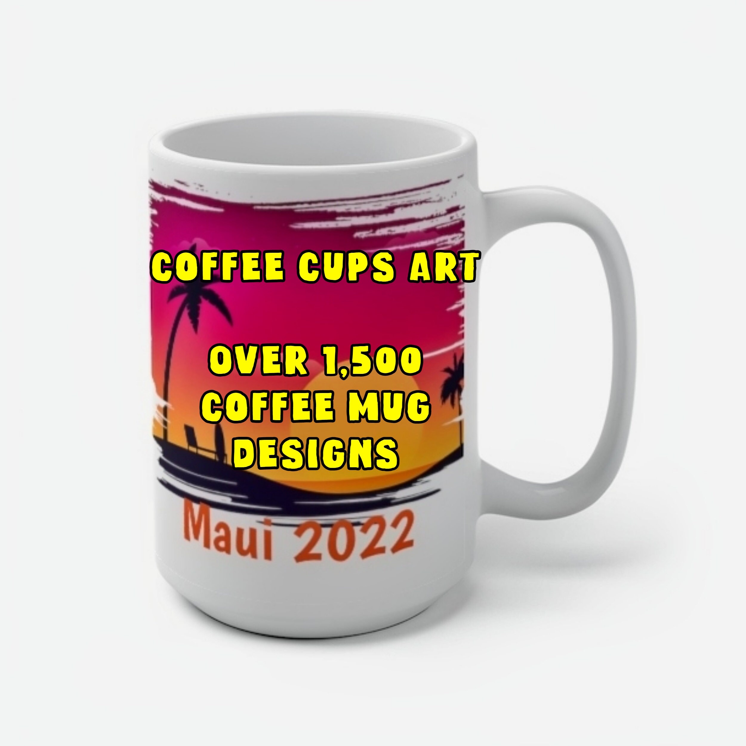  Bangkok Latte Mugs, Unique Bangkok Souvenir, FREE SHIPPING