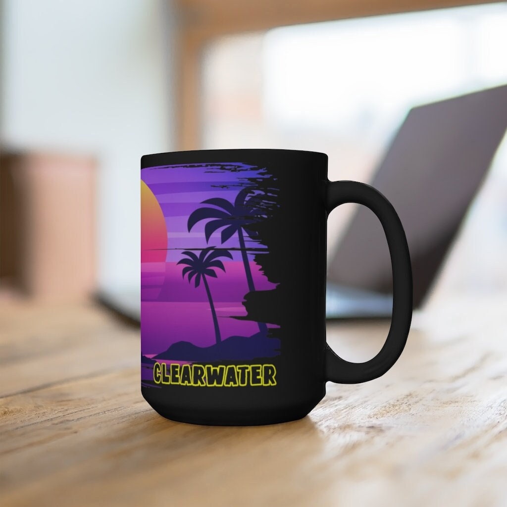 Clearwater Coffee Mug, Clearwater Memorabilia, Clearwater Souvenir, FREE SHIPPING, Clearwater Keepsake, Clearwater Gift, Clearwater Memory