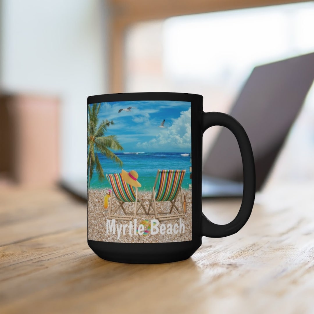 Myrtle Beach Coffee Mug, Unique Myrtle Beach Memorabilia, Myrtle Beach