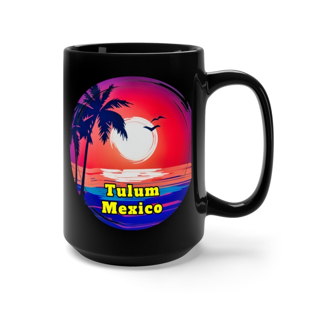 Tulum Coffee Cups, Unique Tulum Memorabilia, FREE SHIPPING, Tulum Mexico,  Great Tulum Gift, Cool Tulum Keepsake, Good Tulum Souvenir, Mexico 