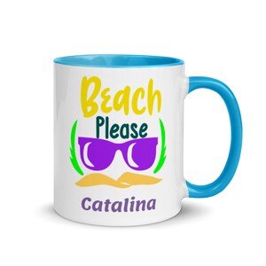 Catalina Coffee Mug, Unique Catalina Beach Please Souvenir, 6 Colors FREE SHIPPING, Good Catalina Beach Gift, Catalina Keepsake, Catalina image 2