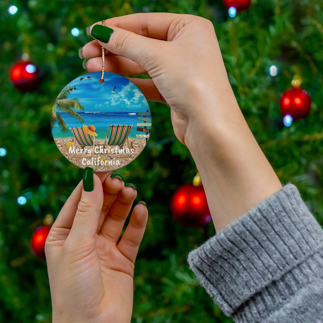 California Christmas Ornament 
