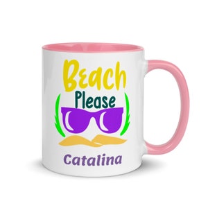Catalina Coffee Mug, Unique Catalina Beach Please Souvenir, 6 Colors FREE SHIPPING, Good Catalina Beach Gift, Catalina Keepsake, Catalina image 5