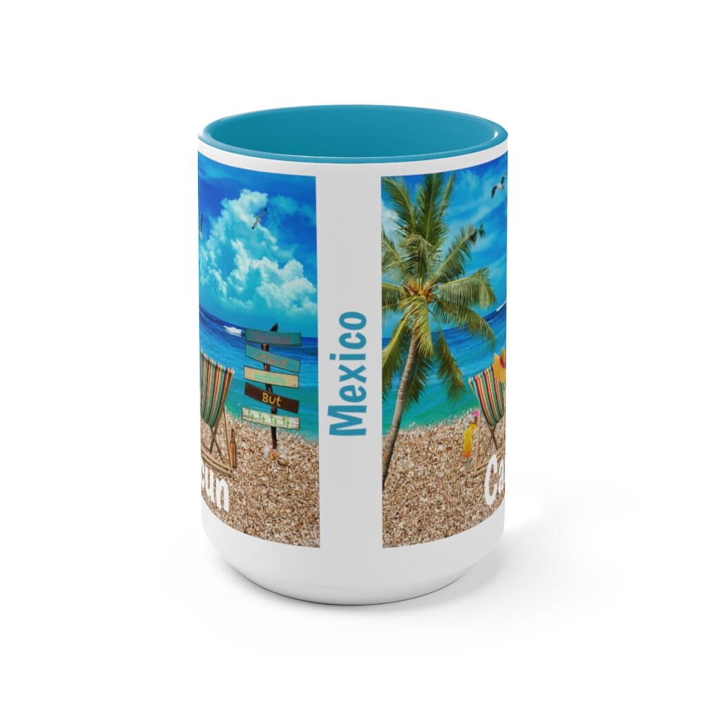 Cancun Coffee Mugs Unique Cancun 5 COLORS Memorabilia FREE Etsy