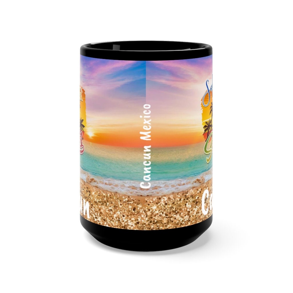 Cancun Coffee Mug, Unique Cancun Memorabilia, FREE SHIPPING, Cancun Keepsake, Good Cancun Gift