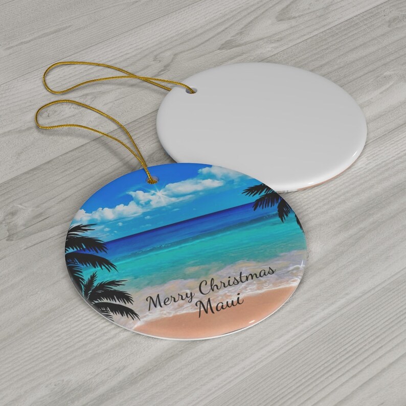 Maui CUSTOM Christmas Ornament Unique Maui Christmas Gift FREE maui-custom-christmas-ornament-unique-maui-christmas-gift-free