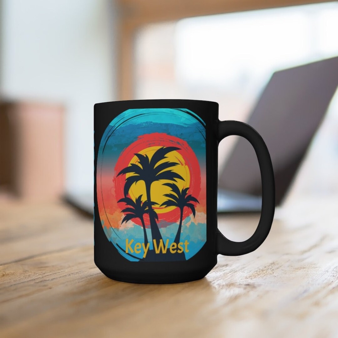 Key West Coffee Mug, Unique Key West Memorabilia, FREE SHIPPING, Key