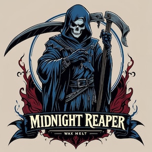 Midnight Reaper | Bergamot, Spice, Tea Lily | Wax Melt |masculine wax melts|  Scent | Gothic Gifts