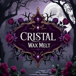 Cristal | Jasmine, Violet, Amber, Oakmoss | Wax Melts | Gothic Scents | Snap Bar