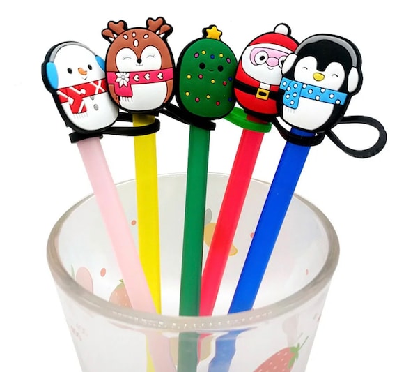 Stanley Straw Toppers, Holiday Squish Straw Caps, Halloween Straw