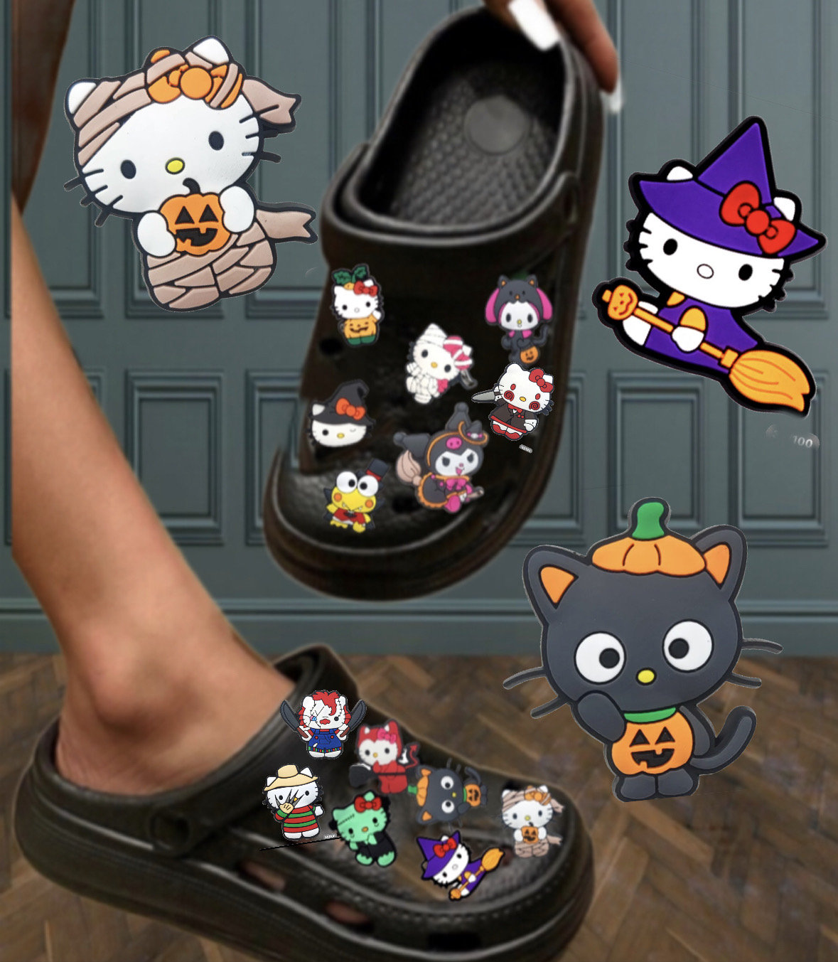 Spooky Crocs 😈  Crocs fashion, Crocs jibbitz ideas, Crocs