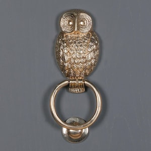 Gold/Brass Owl Door Knocker