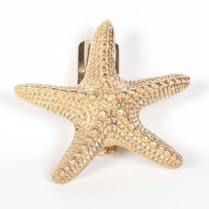 Gold/Brass Starfish Door Knocker
