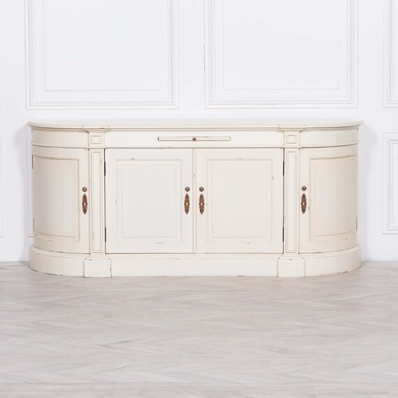 Ivory buffet sale cabinet