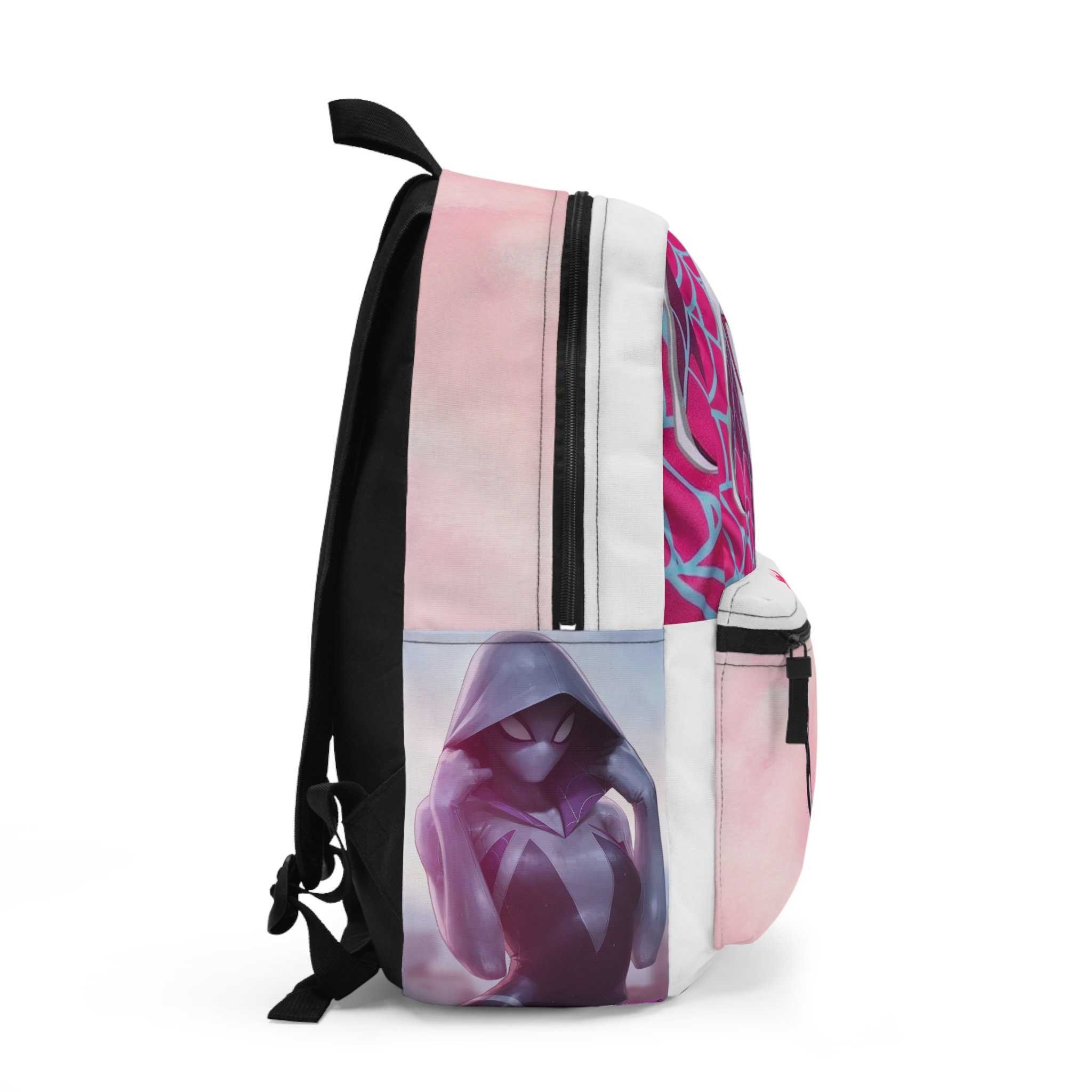 Discover SPIDER-GWEN Backpack, Gwen Stacy, Spiderman Book Bag, Across The Spider-Verse