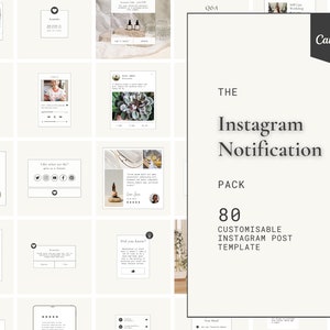 Instagram Post Vorlage, Benachrichtigung, Benachrichtigungen und Erinnerungen, Engagement Verschiedenes, Testimonials, Zitate und Affirmation, Podcast, Musik