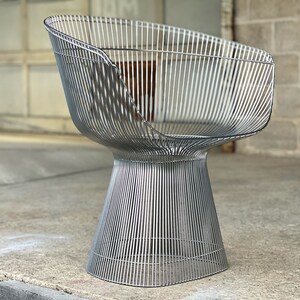 Mid Century Modern Warren Planter for Knoll Wire Dining Chairs image 7