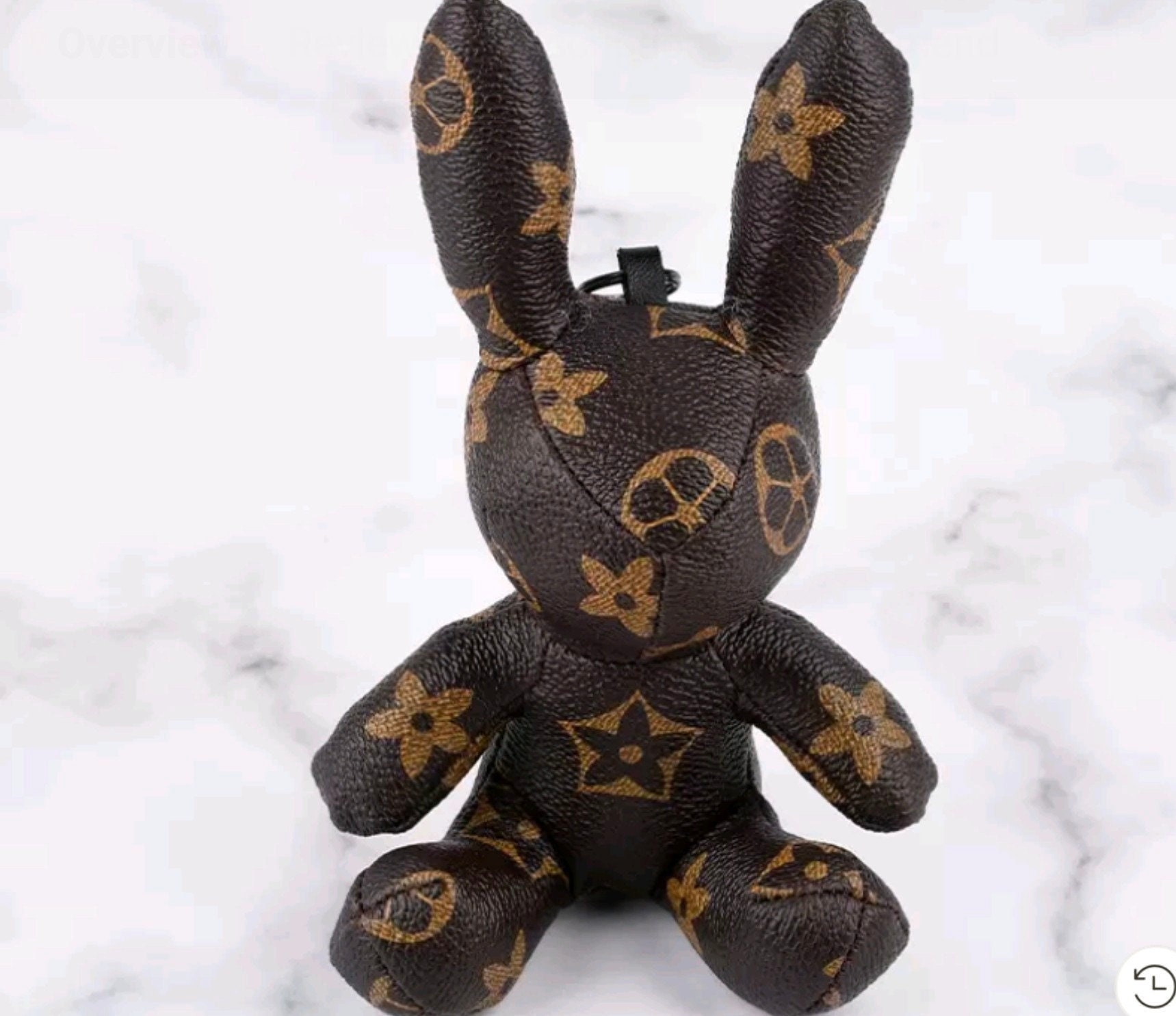 ThriftyStyler Designer Style Bunny Keychain & Handmade Gift Pouch