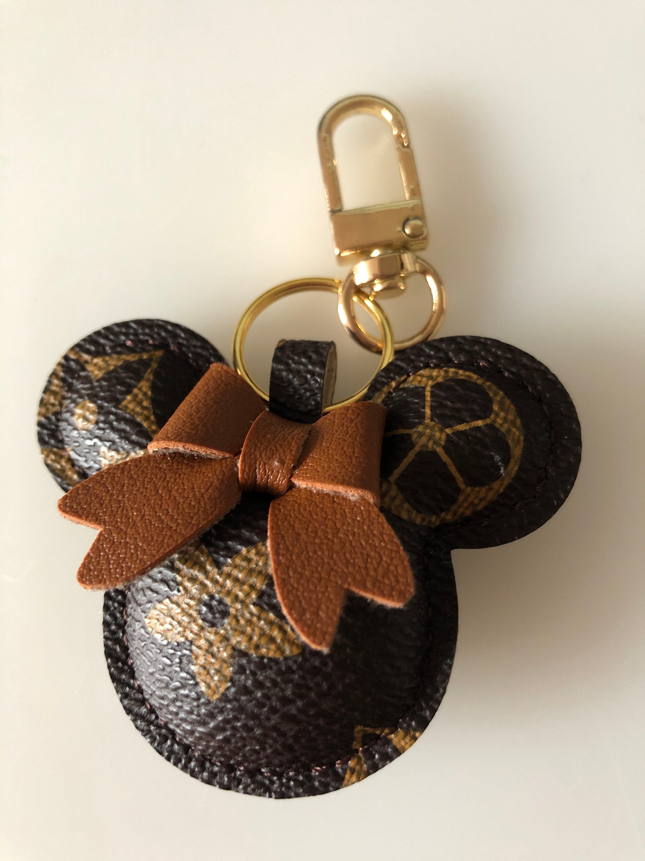 lv minnie mouse keychain