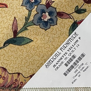 Sherrill Furniture RARE American Quilt Upholstery Sample Upcycled Pillow Cushion Cover Rectangle Envelop Schumacher Cotton 14x24 image 5