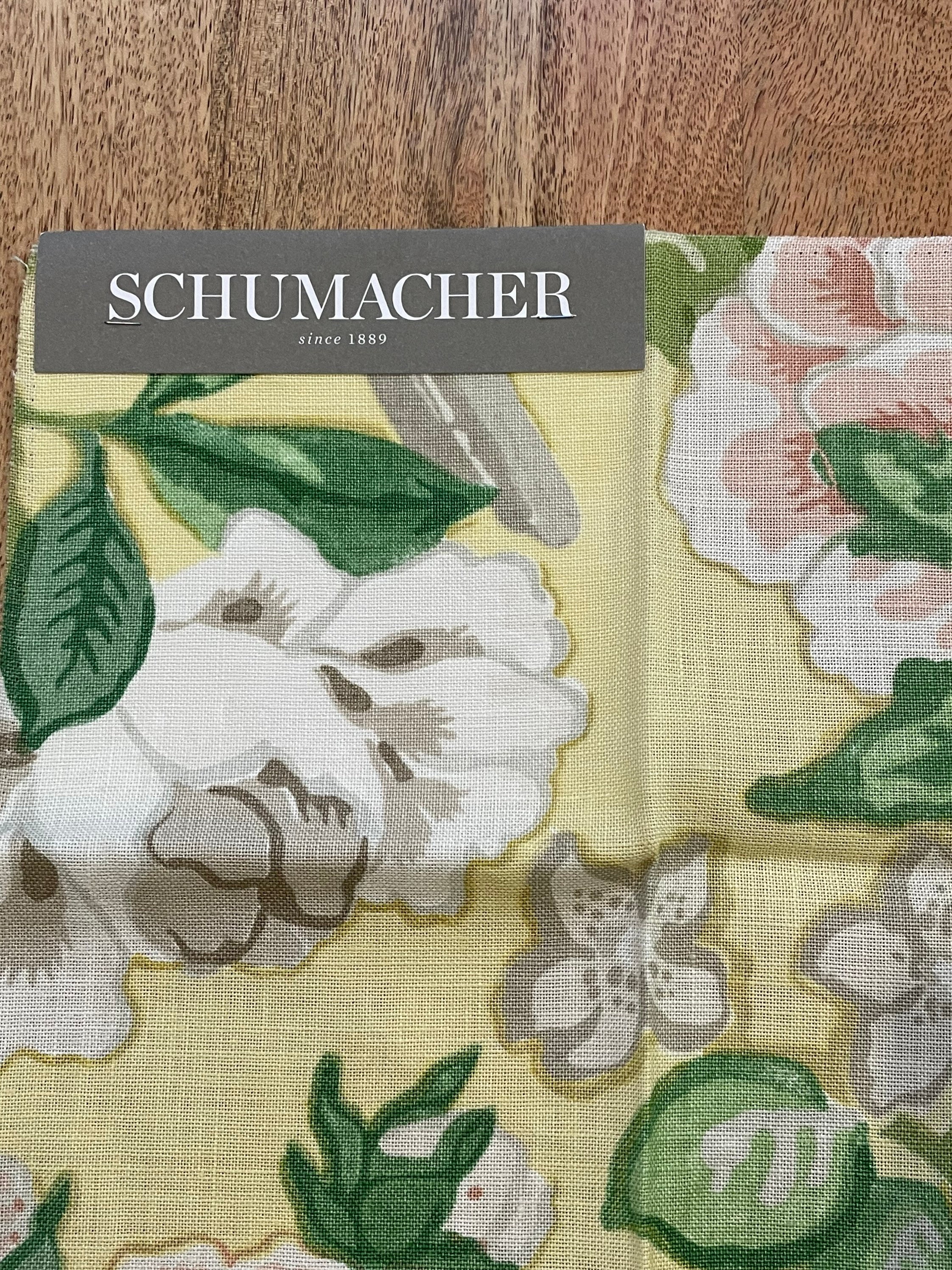 Schumacher Bermuda Blossoms Pillow Cover | Yellow Floral Designer ...