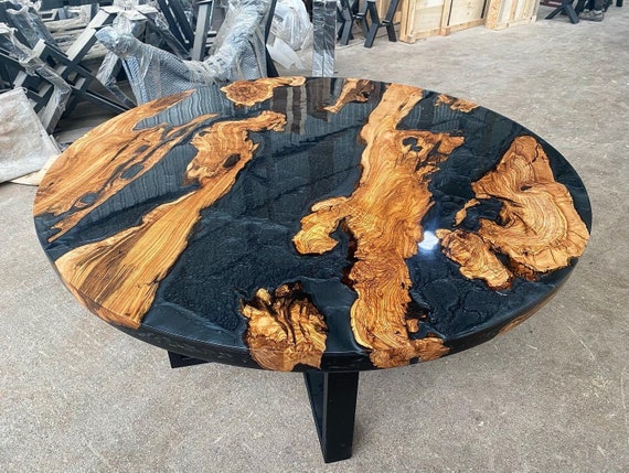 カスタムオーダーオリーブウッドラウンド直径メタリック カスタムオーダーオリーブウッドラウンド直径メタリック