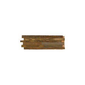 May include: A rustic wood wall panel made of reclaimed wood planks in various shades of brown. The panel has a natural, weathered look and is perfect for adding a touch of rustic charm to any room.
