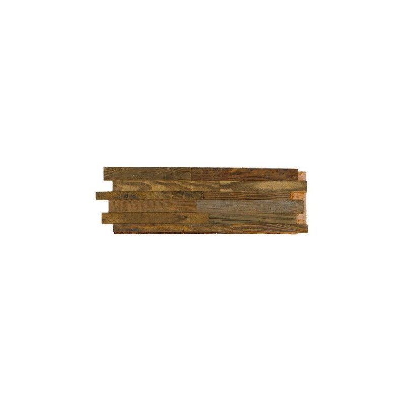 May include: A rustic wood wall panel made of reclaimed wood planks in various shades of brown. The panel has a natural, weathered look and is perfect for adding a touch of rustic charm to any room.