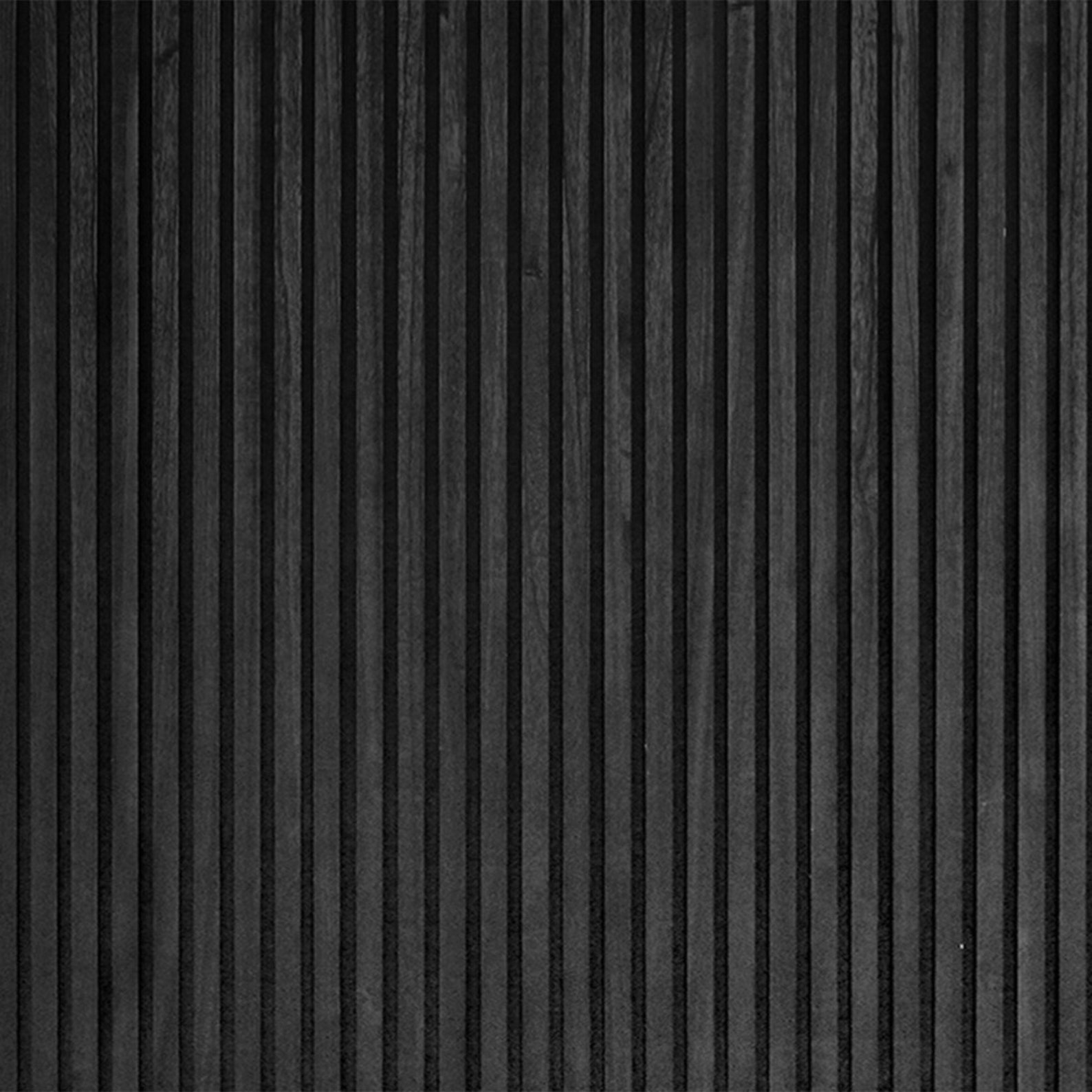 Acoustic Slat Wood Panel Obsidian Color DIY Friendly Etsy