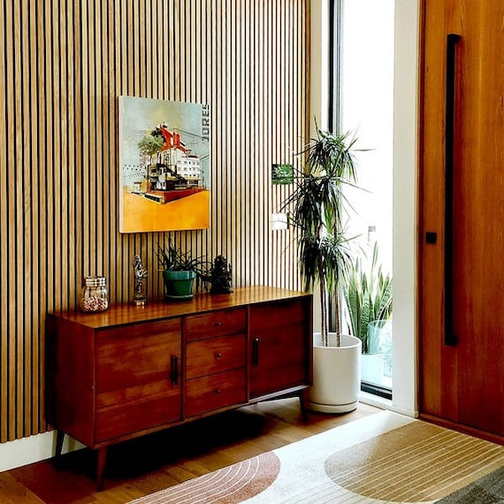 Natural Oak Acoustic Slat Panels 118