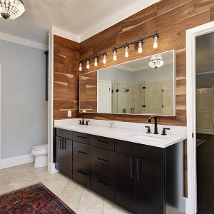 Natural Acacia Wood Wall Planks Panels- Easy DIY 4.99/sq ft