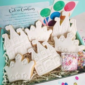 Paint Your Own Cookies, Princess Castles and Crowns