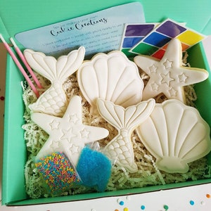 Paint Your Own Cookies Mermaid/Ocean Theme