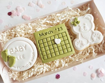 Baby Announcement Cookie Gift Box