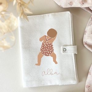 Customizable baby health record cover