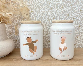Personalized cookie jar, gift for teacher/nanny/teaching assistant/nursery...