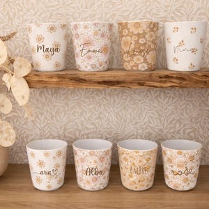 Flowery cup