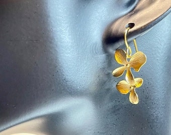 Orchid Dangle Earrings