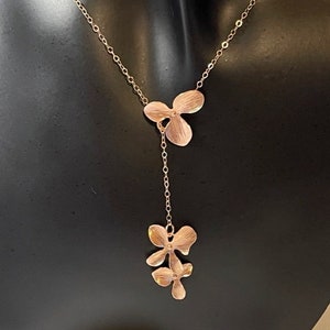 Orchid Lariat Gold Filled image 7