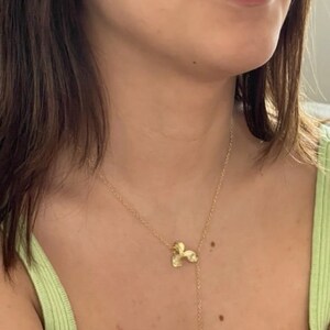 Orchid Lariat Gold Filled image 4