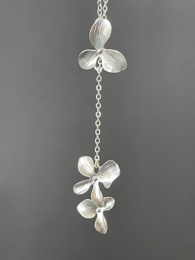 Orchid Lariat Gold Filled image 8